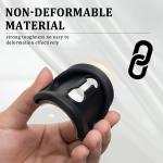 4pcs Black Carbon Fiber Door Lock Covers