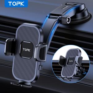 TOPK Car Phone Holder for Dashboard or Vent