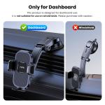 TOPK Car Phone Holder for Dashboard or Vent