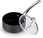 1-Quart Nonstick Saucepan with Glass Lid