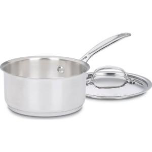 Cuisinart 1 Quart Stainless Steel Saucepan with Cover