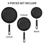 RATWIA Nonstick Frying Pan Set for Induction