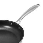 2-Piece Non-Stick Stainless Steel Fry Pan Set