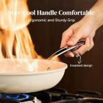 Redchef Nonstick Ceramic Frying Pan Set, 8-11