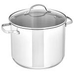 Stainless Steel Induction Stock Pot with Glass Lid