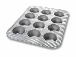 USA Pan Bakeware Muffin Pan, 12-Well, Aluminized Steel