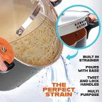 5-Quart Gotham Steel Versatile Pasta Pot with Lid