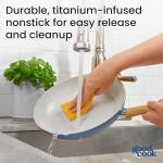 Healthy Ceramic Titanium 12” Fry Pan, Light Blue