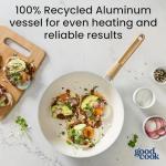 Healthy Ceramic Titanium 12” Fry Pan, Light Blue