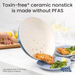 Healthy Ceramic Titanium 12” Fry Pan, Light Blue