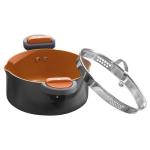 5-Quart Gotham Steel Versatile Pasta Pot with Lid