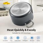 BEZIA 8 Quart Nonstick Soup Pot with Lid