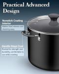 10.5-Qt Nonstick Stockpot with Glass Lid