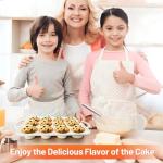 Vinino 2Pack Silicone Muffin Pan for Baking with Metal Reinforced Frame, 12 Cup Regular Size Cupcake Pan, BPA Free Silicone Muffin Tray, Cupcake Baking Pan Bite Molds for Oven Dishwasher Safe