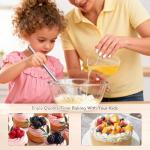 10 Inch Mini Whisk, 304 Anti-Rust Stainless Steel Small Whisks for Cooking, Baking, Mixing Ingredients & Deep Containers (1 Piece)