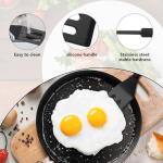 【2 Pack】Kunovo Small Spatula for Nonstick Cookware Mini Spatulas for kitchen Use,Heat-Resistant Silicone Thin Spatula Cooking Baking (Black-2)