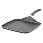 Farberware Cookstart DiamondMax Nonstick Square Grill Pan/Griddle, Dishwasher Safe, 11 Inch - Black