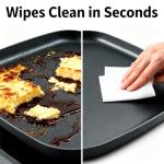 Nonstick Square Griddle Pan for Pancakes Eggs Bacon, 11 inch Family Breakfast Griddle. Aluminum Flat Top Griddle Pan for Gas Electric Stove, Even Heat Distribution Warp-Proof Easy Clean