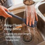 Starpack 'Whip it Good' Silicone Whisk for Nonstick Cookware - Non Scratch, 9.8" Whisk Heat Resistant 600°F - Kitchen Whisks for Cooking, Baking & Stirring - Silicone Coated Durable Rubber Egg Whisks