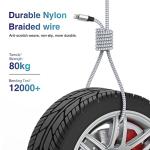 Durable iPhone Charger Cord 6FT 3Pack [Apple MFi Certified] Lightning Cable Nylon Braided iPhone Cord Fast Charging Cable Compatible with iPhone 14/13/12 Pro Max/12Pro/11