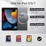 JETech Case for iPad 10.2-Inch (2021/2020/2019 Model, 9/8/7 Generation), Auto Wake/Sleep Cover (Black)