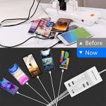 10-Port USB Wall Charger Station with Rapid Charging Auto Detect Technology Safety Guaranteed Family-Sized USB Ports for Multiple Devices Smart Phone Tablet Laptop Computer