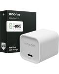 Mophie Speedport 35 GAN USB-C Charger Block - 35W Fast Wall Charger, 1× USB‑C PD Port, Compact Foldable Prongs, Made with Recycled Materials, for Smartphones, Tablets, Headphones