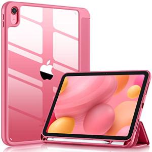 Wenlaty Compatible with iPad (A16) 11th Generation Case 11 Inch 2025, for iPad 10th Generation Case 10.9 Inch 2022 with Pencil Holder, Trifold Stand Protective Cover, Auto Wake/Sleep, Watermelon Pink