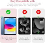 Wenlaty Compatible with iPad (A16) 11th Generation Case 11 Inch 2025, for iPad 10th Generation Case 10.9 Inch 2022 with Pencil Holder, Trifold Stand Protective Cover, Auto Wake/Sleep, Watermelon Pink