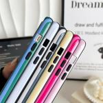 CHEDEMK Compatible with iPhone 13/14 Case, Cute Fashion Aesthetic Striped Pattern Cover for Women, Shockproof Soft TPU and Hard PC Protective Phone Case for iPhone 13/14 6.1"- Pink