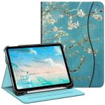 Fintie Case for iPad (A16) 11th Generation 11 Inch (2025), iPad 10th Generation 10.9 Inch (2022), Multi-Angle Viewing Protective Stand Cover with Pencil Holder & Pocket, Blossom