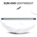 MoKo for iPad (A16) 11th Generation Case 11 Inch 2025, iPad 10th Generation Case 10.9 Inch 2022, Slim Stand Hard PC Translucent Back Shell Smart Cover, Support Touch ID, Auto Wake/Sleep, Navy Blue