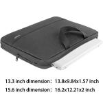 Ytonet Laptop Sleeve Case 13 13.3 Inch, TSA Slim Laptop Cover with Handle, Water Resistant Business Carrying Case Compatible with MacBook Air MacBook Pro HP Dell Lenovo Notebooks, Black