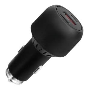 BoxWave Universal RapidRush PD Car Charger (95W), Fast, 2 USB Charger - Jet Black, Car Charger for Smartphones and Tablets