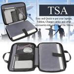 Ytonet Laptop Sleeve Case 13 13.3 Inch, TSA Slim Laptop Cover with Handle, Water Resistant Business Carrying Case Compatible with MacBook Air MacBook Pro HP Dell Lenovo Notebooks, Black