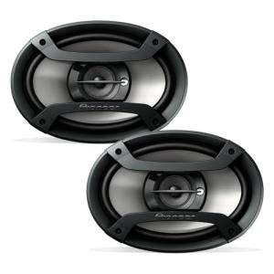 PIONEER TS-F6935R 3-Way Coaxial Car Audio Speakers - 6" x 9" Passive Car Speakers (Pair), 230 W Max Power, Black and Silver