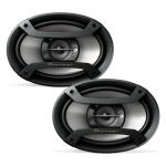 PIONEER TS-F6935R 3-Way Coaxial Car Audio Speakers - 6" x 9" Passive Car Speakers (Pair), 230 W Max Power, Black and Silver