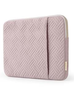BAGSMART Laptop Sleeve Bag Compatible with MacBook Air/Pro, 13-13.3 inch Notebook, Compatible with MacBook Pro 14 Inch, MacBook Air M2 Sleeve 13 Inch, Repellent Protective Case with Pocket, Pink