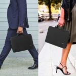 Ytonet Laptop Sleeve Case 13 13.3 Inch, TSA Slim Laptop Cover with Handle, Water Resistant Business Carrying Case Compatible with MacBook Air MacBook Pro HP Dell Lenovo Notebooks, Black