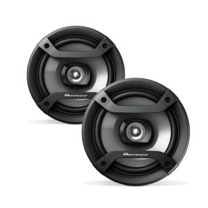 PIONEER F-Series TS-F1634R 6.5” 2-Way Speakers (Pair) – 200W Max, Balanced Sound + Smooth Treble, Great Stock Replacement, High-Efficiency Speaker Designed for OEM Power