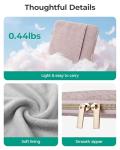 BAGSMART Laptop Sleeve Bag Compatible with MacBook Air/Pro, 13-13.3 inch Notebook, Compatible with MacBook Pro 14 Inch, MacBook Air M2 Sleeve 13 Inch, Repellent Protective Case with Pocket, Pink