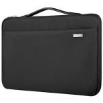 LANDICI 360°Laptop Sleeve Case 13 13.6 Inch Compatible with MacBook Air 13 M1/M2/M3/M4 2020-2025, MacBook Pro 13/14, IPad Air/Pro 13, Waterproof Computer Bag Cover with Handle, Black
