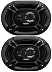 Sound Storm Laboratories EX369 6 x 9 Inch Car Audio Door Speakers - 300 Watts (per Pair), Coaxial, 3 Way, Full Range, 4 Ohms, Bocinas para Carro
