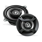 PIONEER F-Series TS-F1035R 4” 2-Way Speakers (Pair) – 150W Max, Balanced Sound + Smooth Treble, Great Stock Replacement, High-Efficiency Speaker Designed for OEM Power