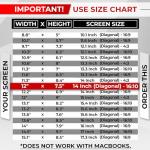 SightPro Magnetic Laptop Privacy Screen 14 Inch 16:10 - Patented Removable Laptop Privacy Filter Shield and Protector