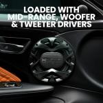 BOSS Audio Systems CH6530B 6.5 Inch Car Door Speakers - 300 Watts Max (Pair), Coaxial, 3 Way, Full Range, 4 Ohms, Sold in Pairs, Bocinas para Carro