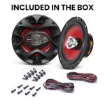 BOSS Audio Systems CH6530 Chaos Series 6.5 Inch Car Door Speakers - 300 Watts (Pair), 3 Way, Full Range, Tweeters, Coaxial, Sold in Pairs
