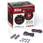 BOSS Audio Systems CH6530 Chaos Series 6.5 Inch Car Door Speakers - 300 Watts (Pair), 3 Way, Full Range, Tweeters, Coaxial, Sold in Pairs