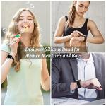 Floral Silicone Band Compatible with Apple Watch Bands 38mm 40mm 42mm 44mm 41mm 45mm 49mm Women Men, Slim Hollow-Out Design Wristbands Soft Sport Breathable Watch Bands for iWatch Ultra SE Series