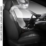 Isen-CoverAuto Full Coverage Faux Leather Car Seat Covers Full Set,Automotive Seat Covers for Cars,SUVs Pick-up Truck, Car Seat Cushion, Black Seat Covers,Front Seat Cover,Car Seat Protector